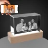 3D Rectangular Crystal Photo Gift|Yiyues