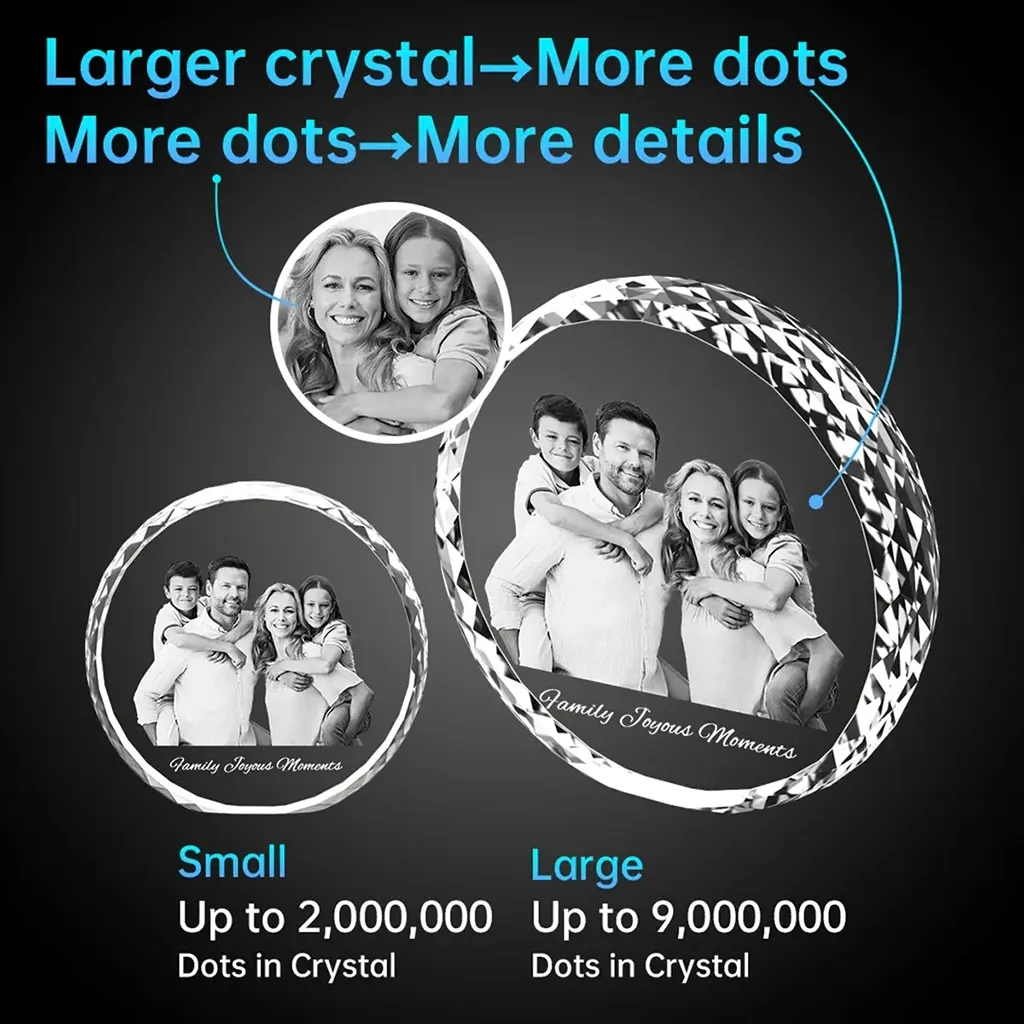 crystal 3d photo - Custom Sunflower Diamond Cut Crystal: The Perfect Option for Your Memories